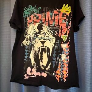 Guess‎ Black Graphic Tee
